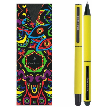 Logotrade promotional merchandise photo of: Writing set touch pen, soft touch CELEBRATION Pierre Cardin